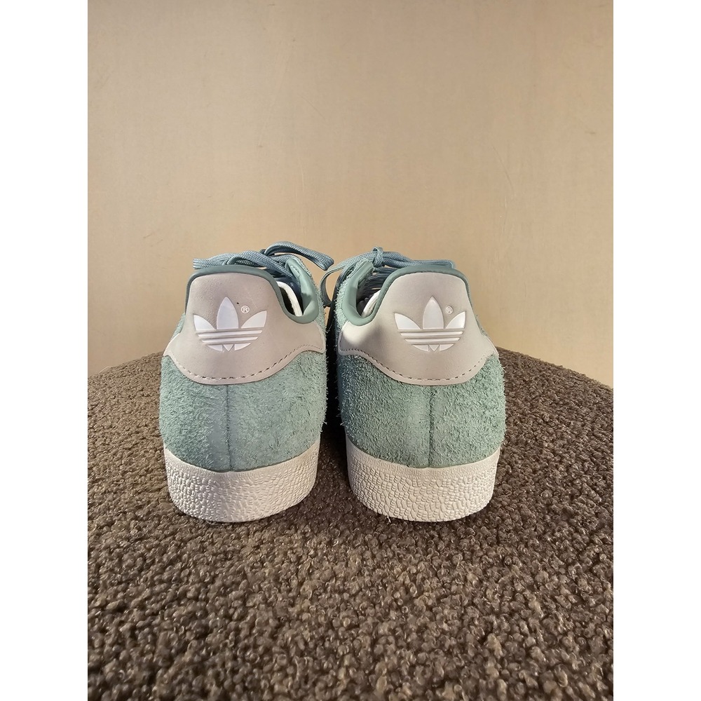 adidas Gazelle JQ3902 Womens 7 Mint Green Suede White Sneakers Shoes - Picture 3 of 8